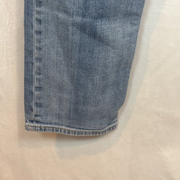 Rag and Bone Women's slim straight leg distressed jeans size 32 medium wash - Picture 7 of 16
